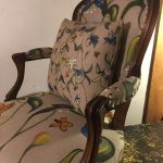 cabriolet tissu fleurs